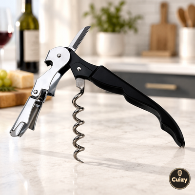 Tire-bouchon de sommelier inox Cuizy Somm
