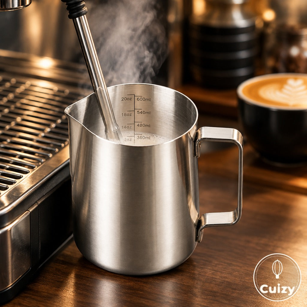 Pichet à mousse de lait inox Cuizy Latte