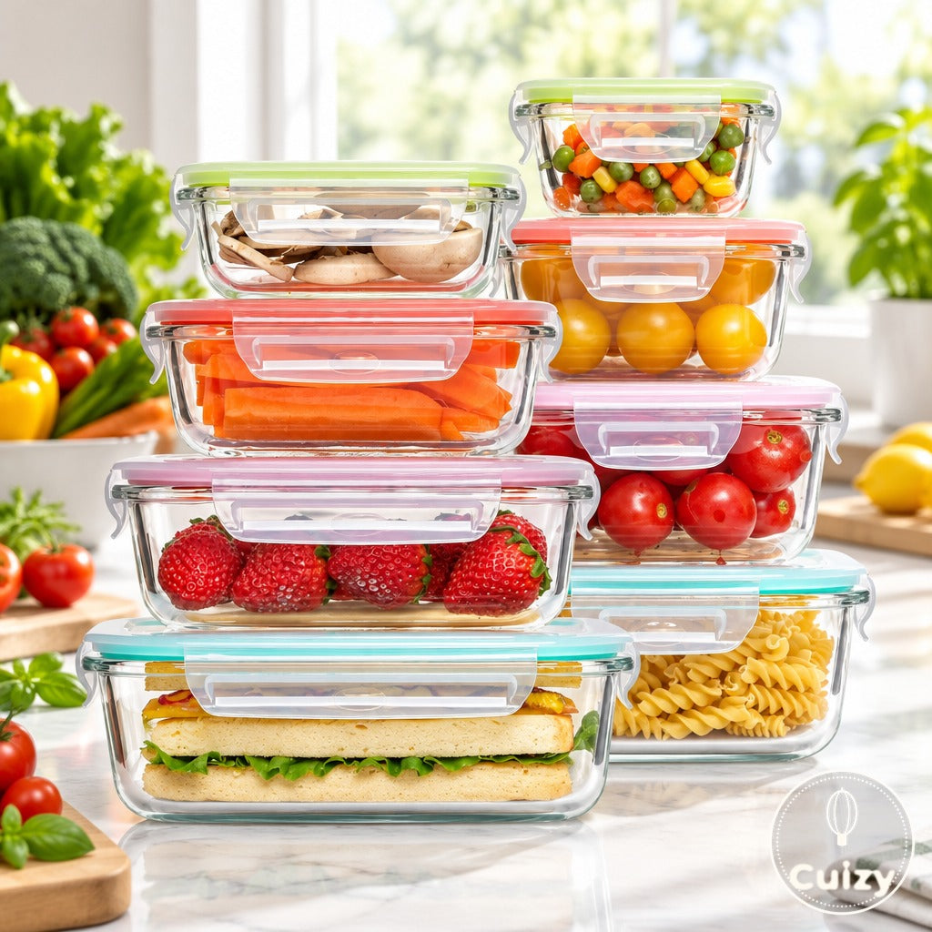 Boîtes repas en verre hermétiques Cuizy Lunch