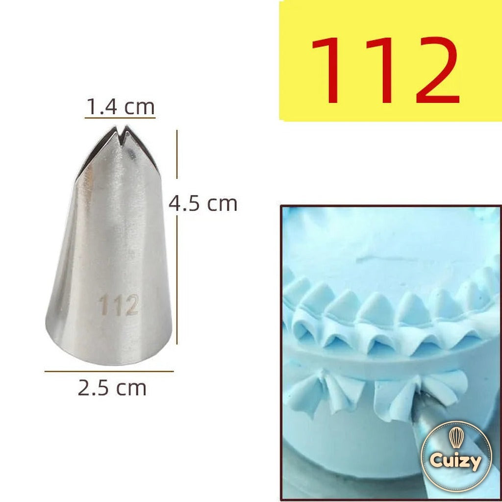 Tailles des douilles à pâtisserie Cuizy Deco