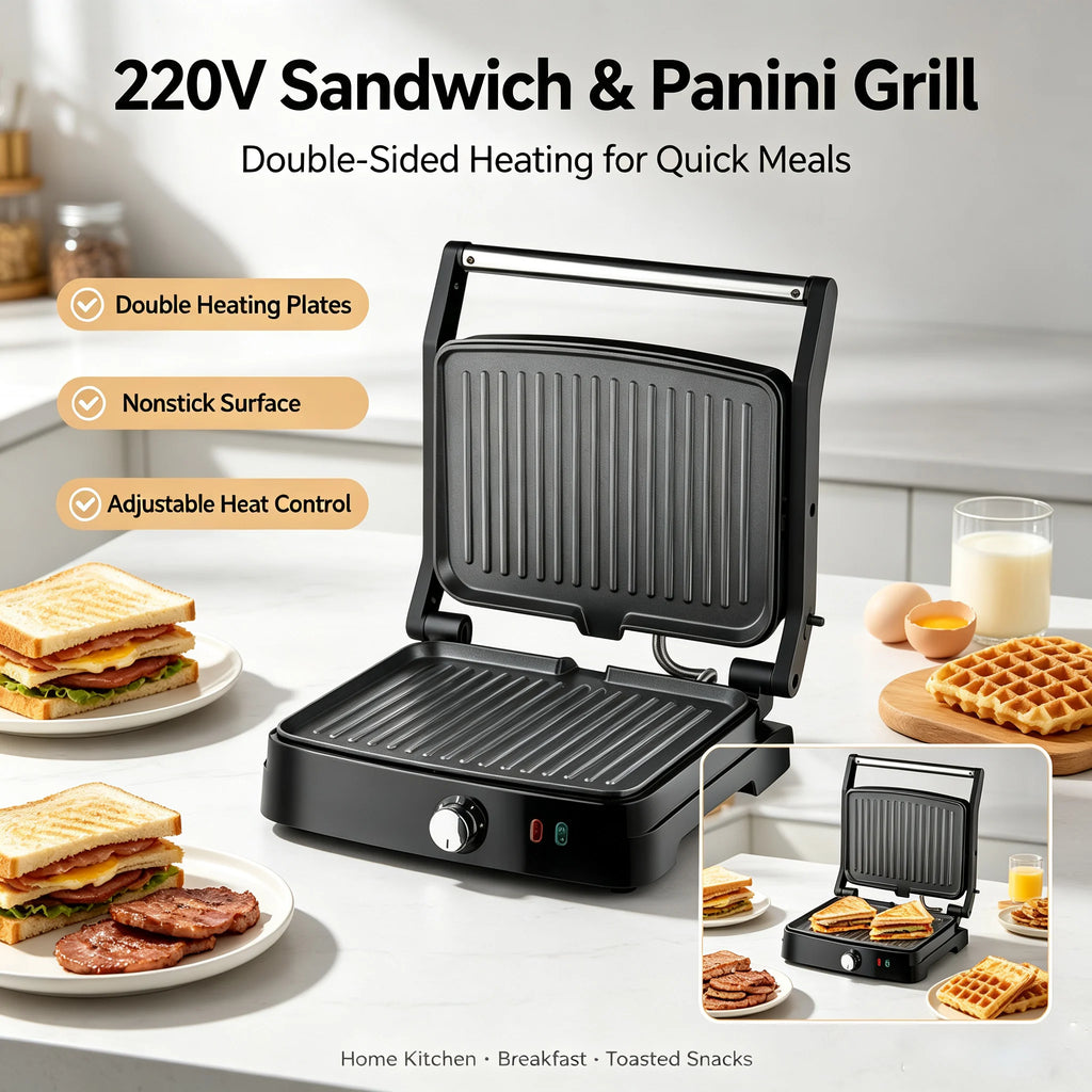 Appareil à croque-monsieur 220 V grill-presse – Cuizy Croque