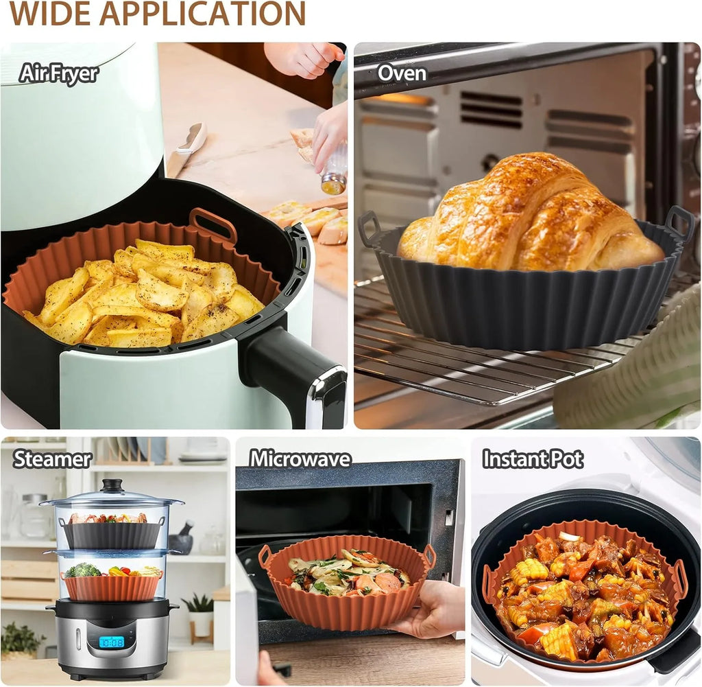 Panier en silicone réutilisable pour friteuse à air – Cuizy Guard