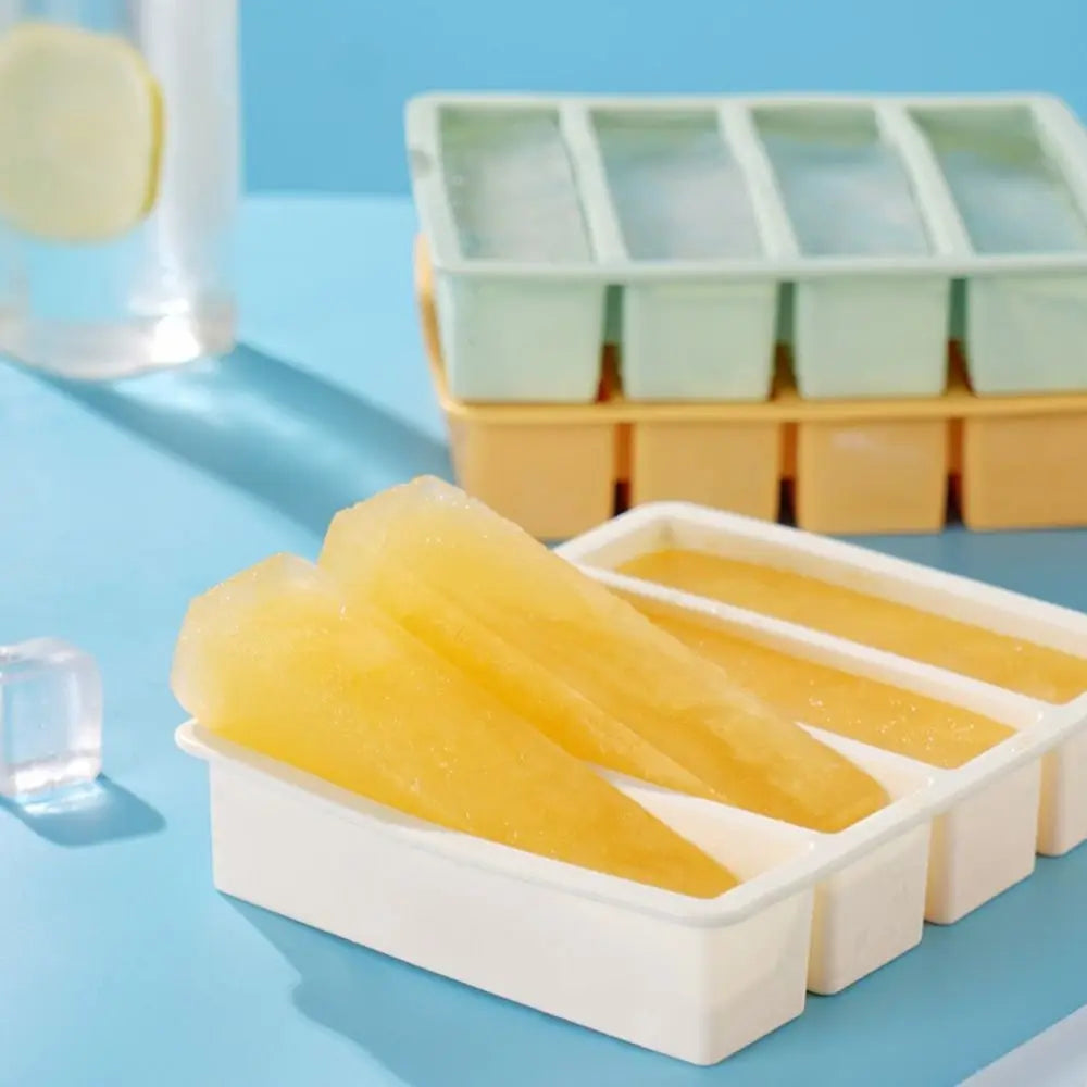 Moule de Congélation en Silicone 4 Portions avec Couvercle (soupes, sauces, bouillons) – Cuizy Freeze