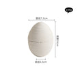 Bol en céramique blanche forme œuf S ou M – Cuizy Egg