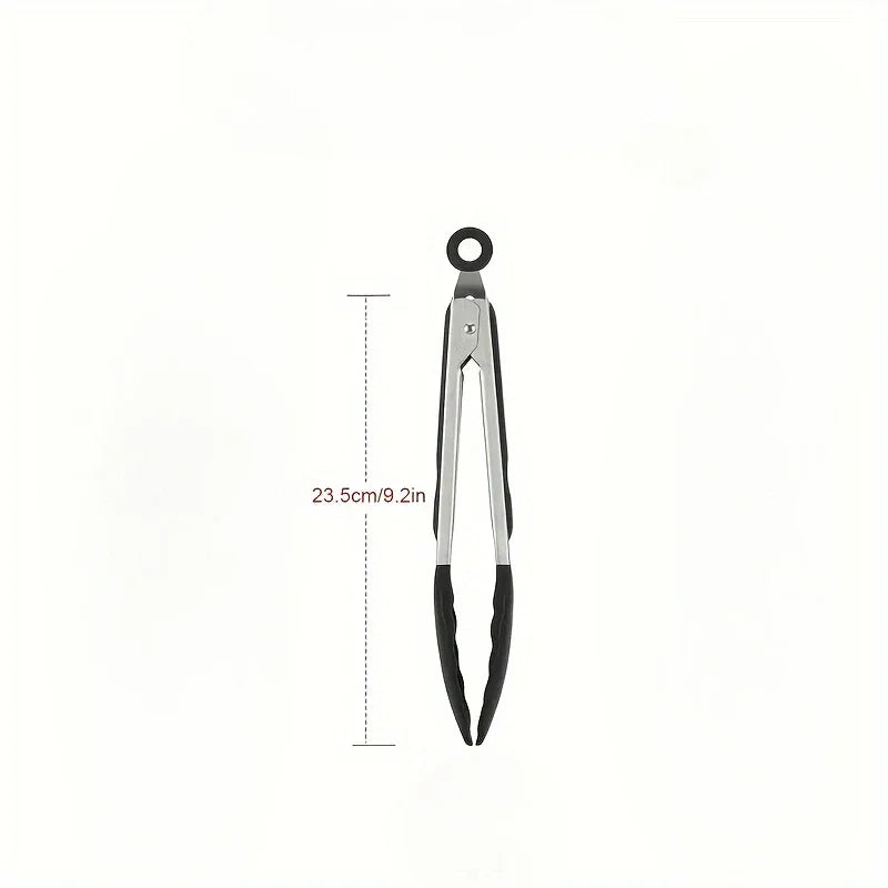 Pince de Cuisine en Inox avec Embouts Silicone, 3 Tailles – Cuizy Grip