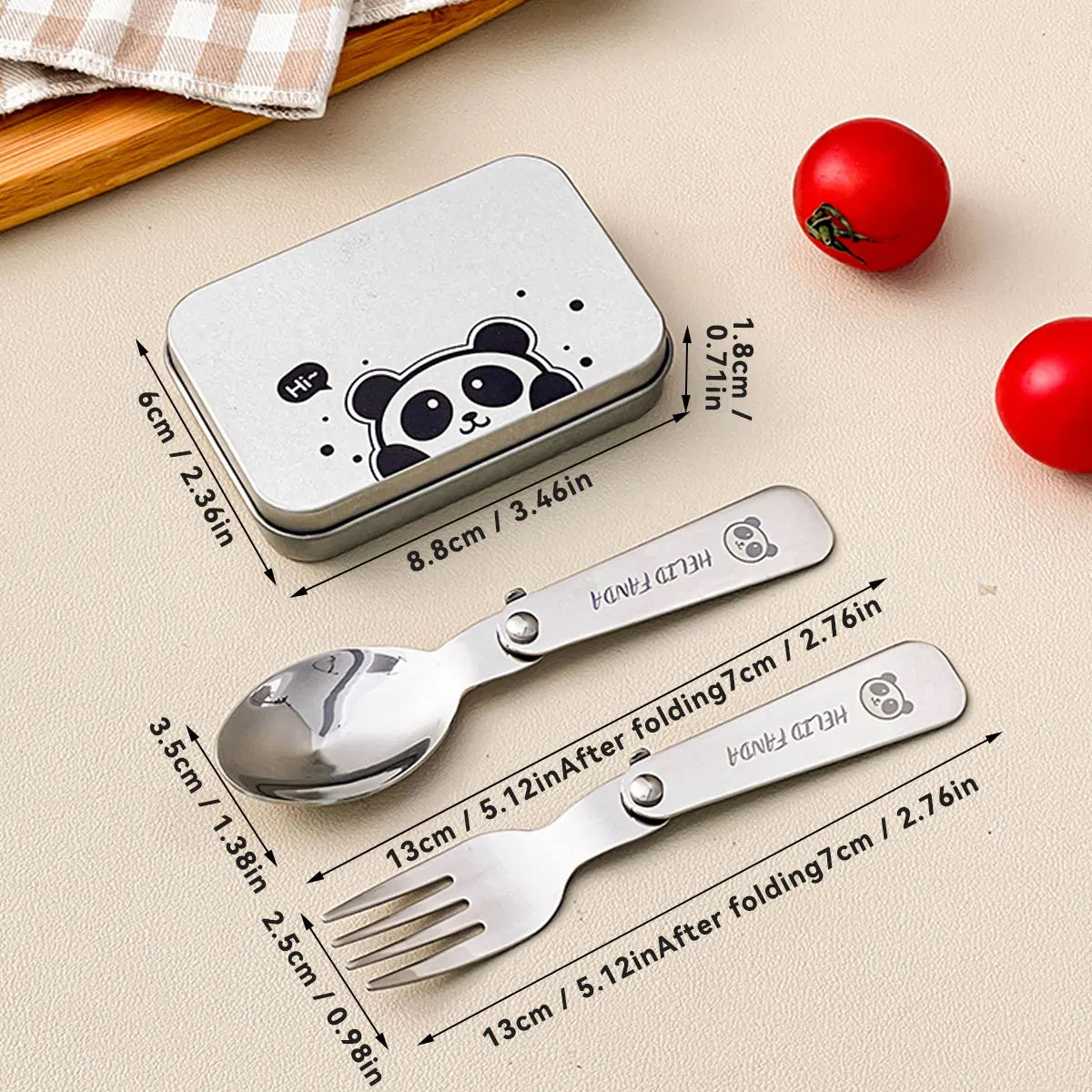 Cuizy Picnic motif panda