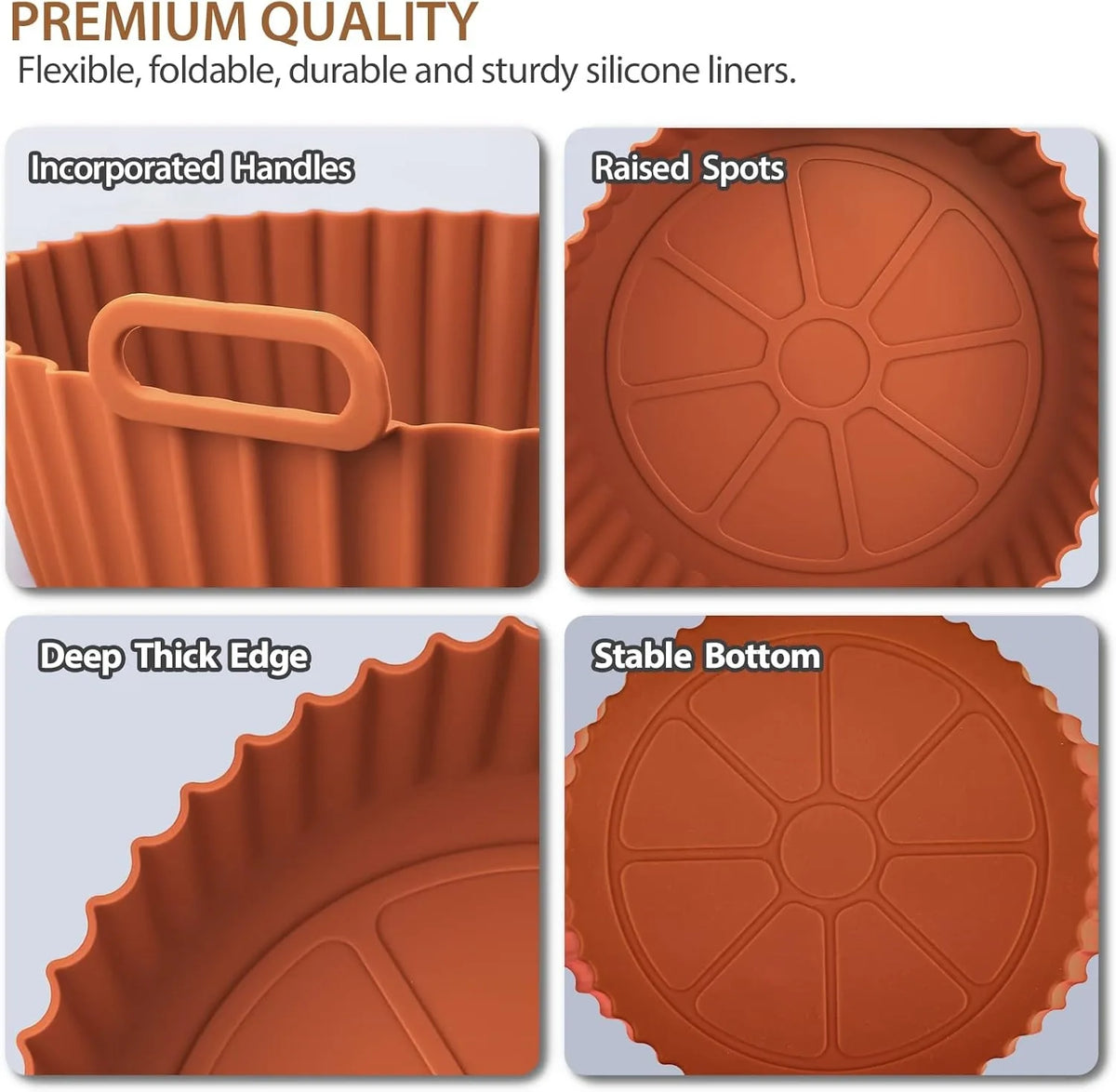 Panier en silicone réutilisable pour friteuse à air – Cuizy Guard