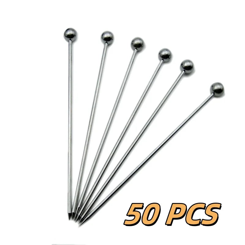 Piques cocktail réutilisables en inox – Cuizy Pick