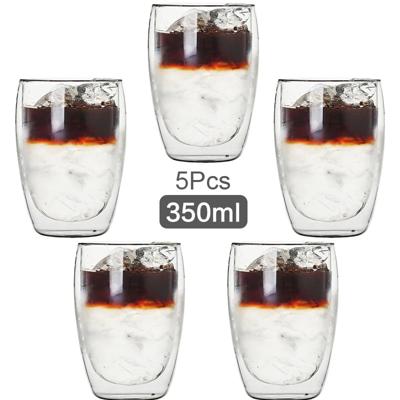 Tasses en verre double paroi – Cuizy Demi