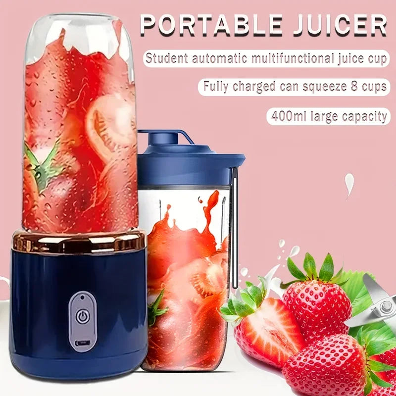 Blender portable 400 ml rechargeable USB 6 lames – Cuizy Shake