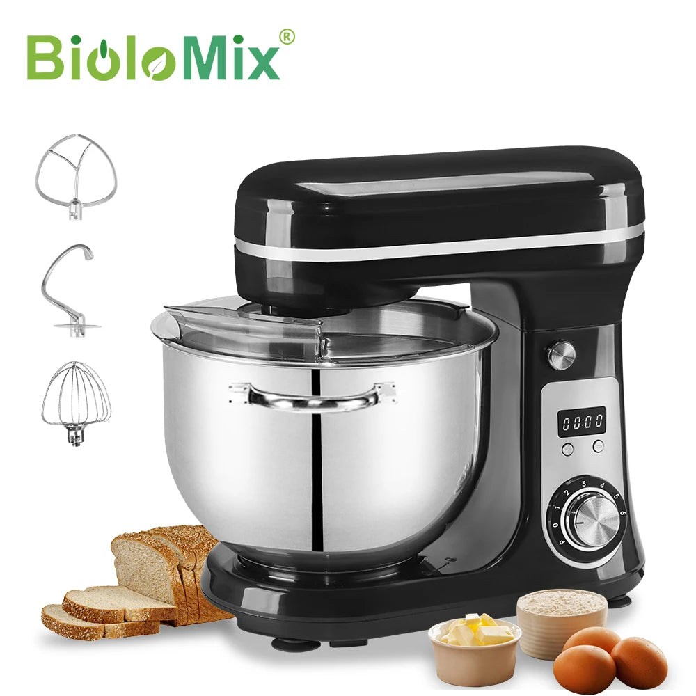 Robot pâtissier 6 L 1200 W silencieux – Cuizy Bake