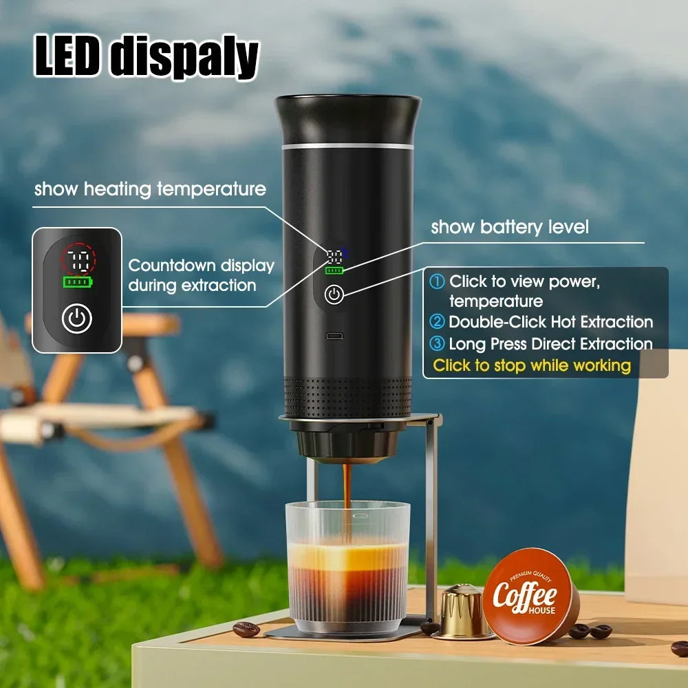 Machine à café expresso portable 3-en-1 – Cuizy Go Espresso