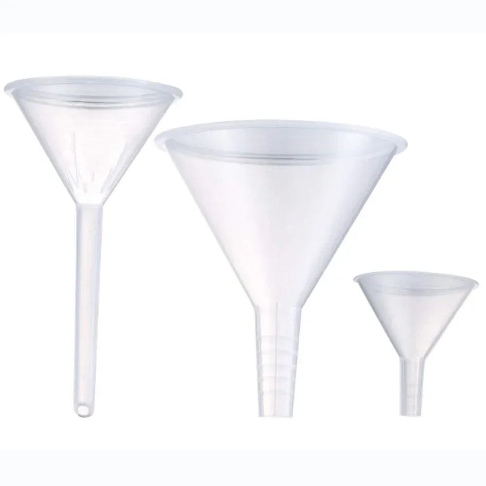 Entonnoirs en Plastique Transparent (50, 75, 100 mm ou lot de 3) – Cuizy Pour
