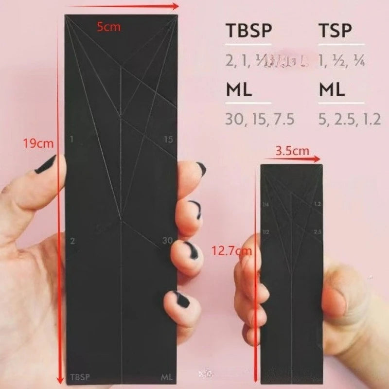 Cuizy Fold – dimensions et mesures de la cuillère pliable noire
