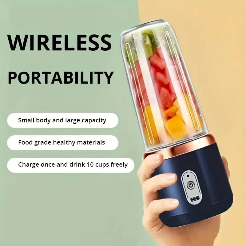 Blender portable 400 ml rechargeable USB 6 lames – Cuizy Shake