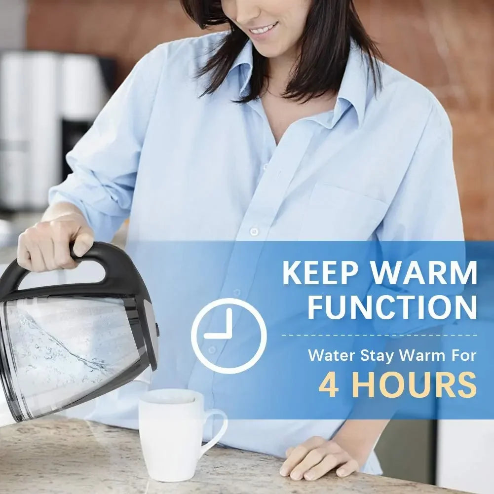 Bouilloire en verre 2 L 2200 W réglage température – Cuizy Kettle Pro