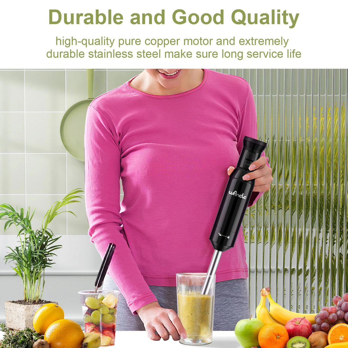 Mixeur plongeant 600 W fonction turbo – Cuizy Mix Turbo