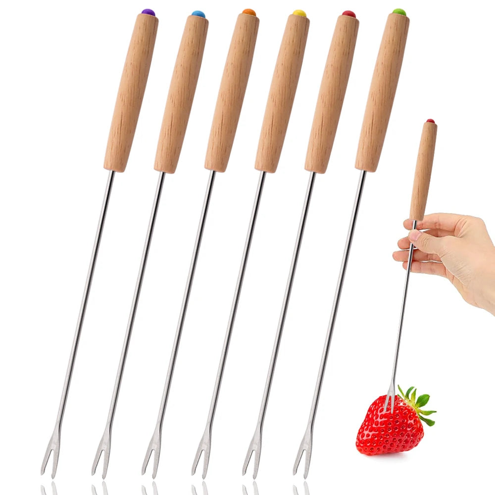 Fourchettes à fondue inox lot de 6 à 24 – Cuizy Fondue