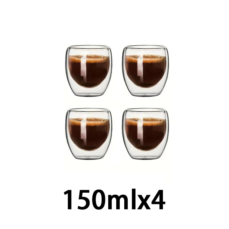 Tasses en verre double paroi – Cuizy Demi