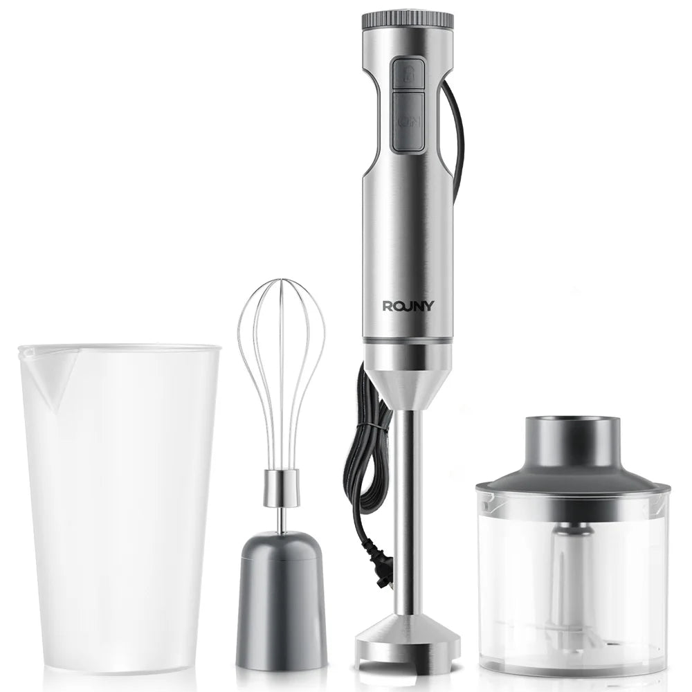Mixeur plongeant 4-en-1 700 ml inox – Cuizy Mix 4