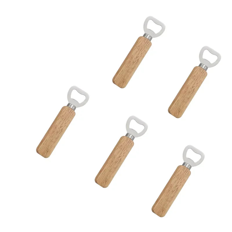 Décapsuleur en Inox avec Manche en Bois (1, 5 ou 10 pièces) – Cuizy Pop