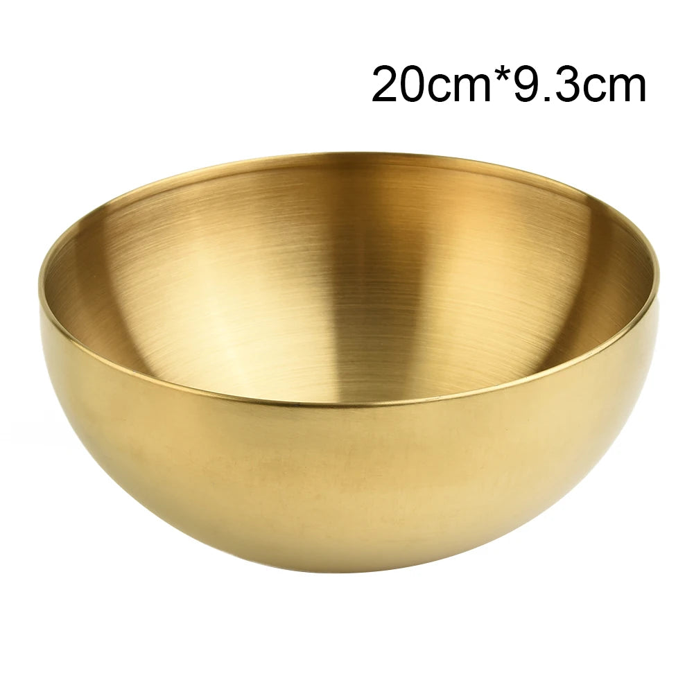 Saladier en inox doré ou argenté – Cuizy Salad