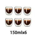Tasses en verre double paroi – Cuizy Demi