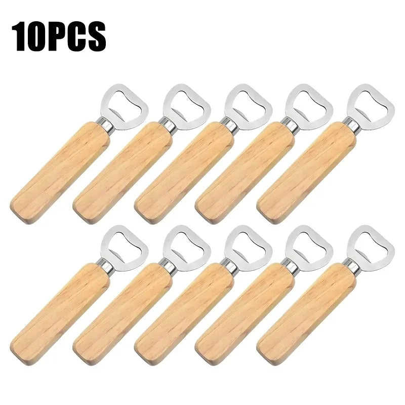 Décapsuleur en Inox avec Manche en Bois (1, 5 ou 10 pièces) – Cuizy Pop