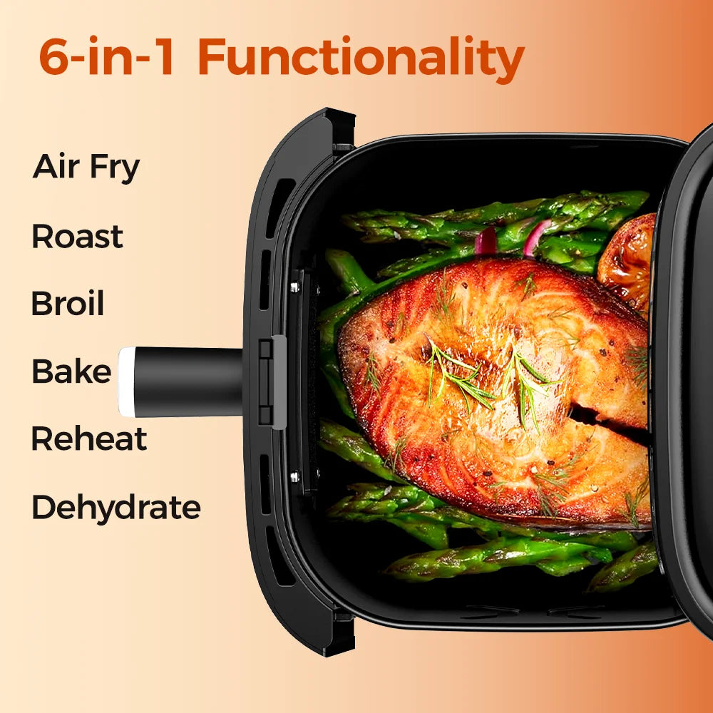 Friteuse à air 5,5 L 1350 W sans huile – Cuizy Crisp