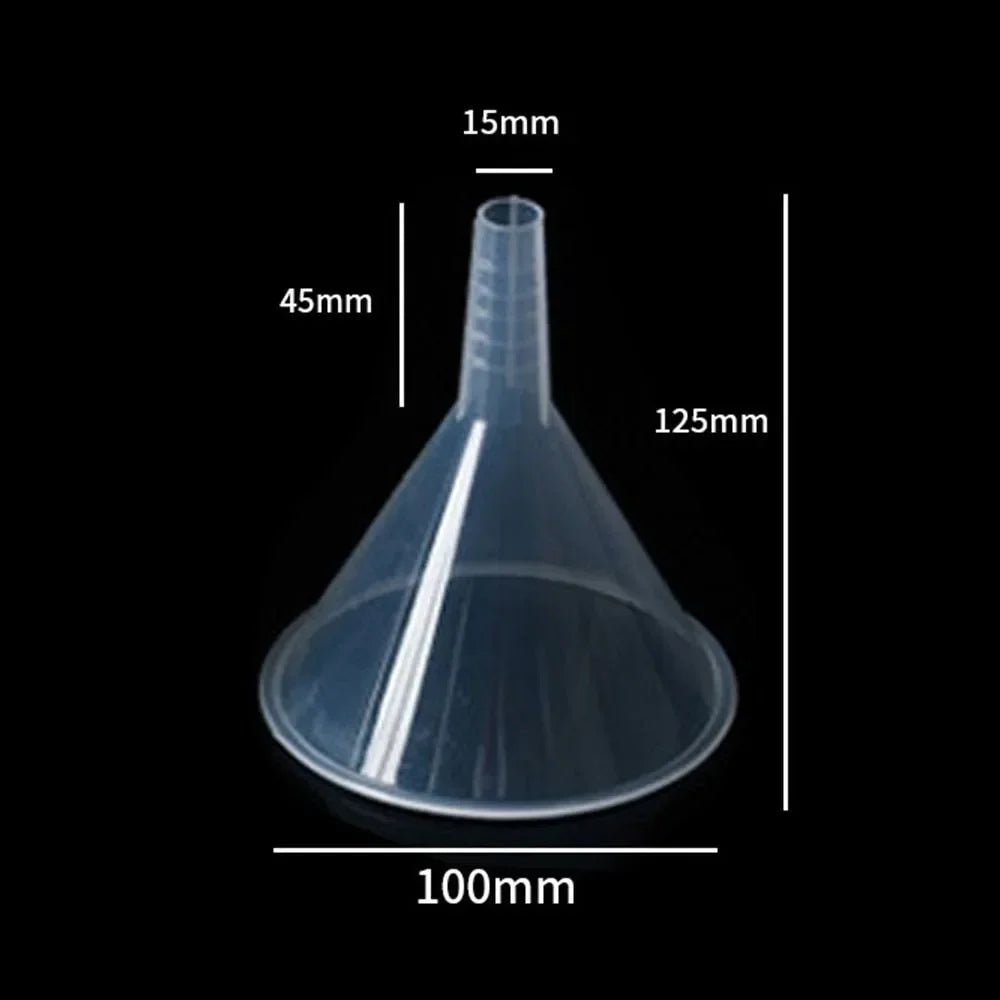 Entonnoirs en Plastique Transparent (50, 75, 100 mm ou lot de 3) – Cuizy Pour