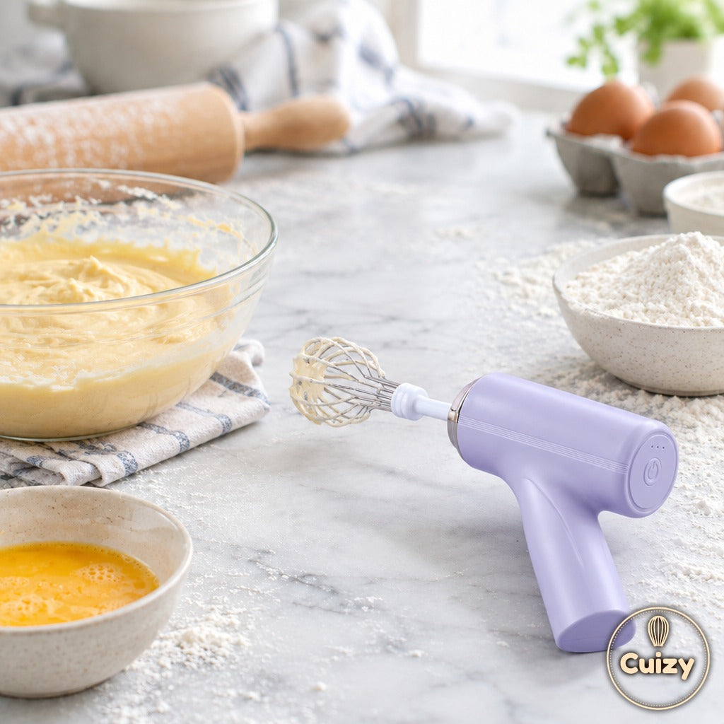 Atelier pâtisserie avec le mini fouet Cuizy Whisk