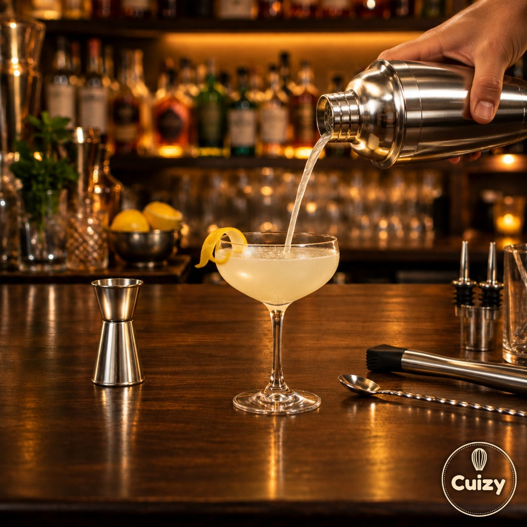 Ambiance de bar à cocktails avec le shaker Cuizy Shaker