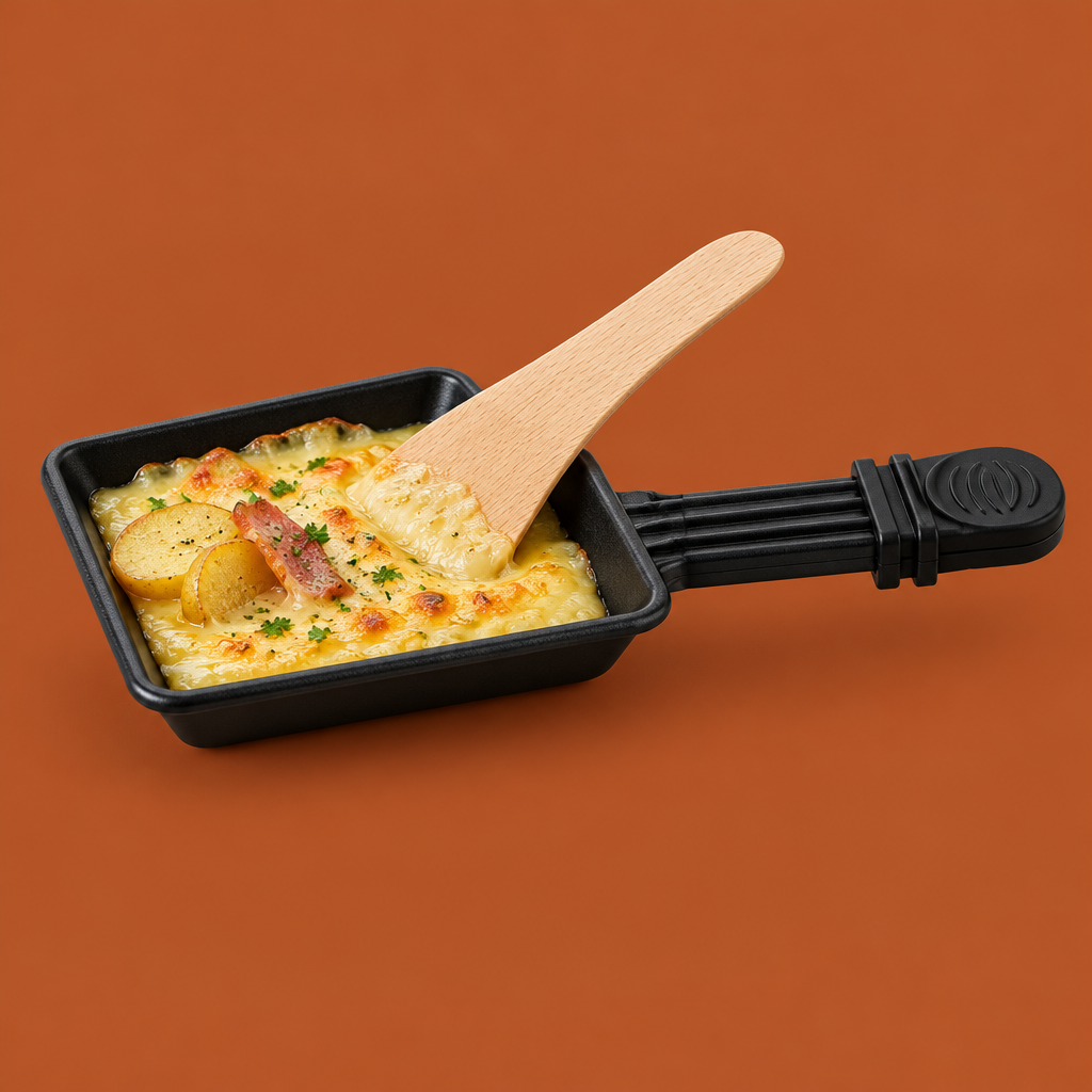 Poêlon raclette Cuizy Melt de profil