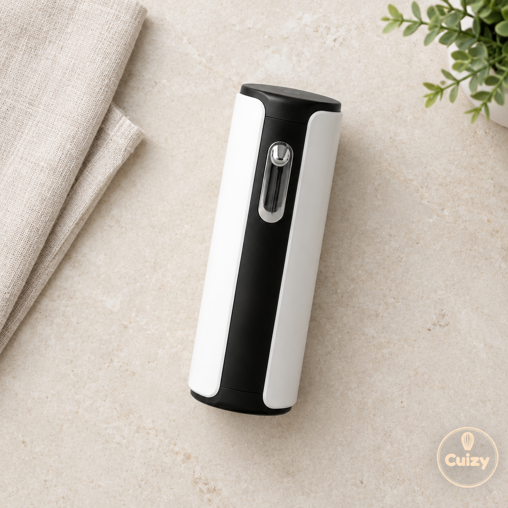 Vue du dessus du distributeur de savon Cuizy Touch