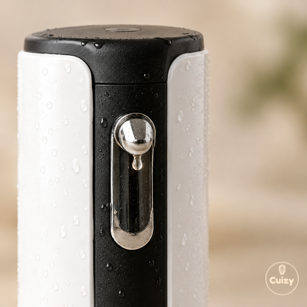 Gros plan sur le capteur du distributeur Cuizy Touch
