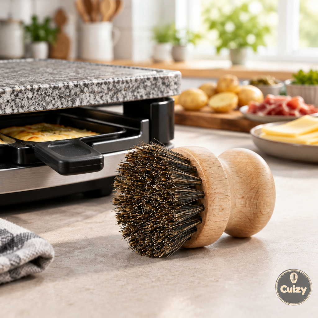 Brosse de nettoyage pour pierre à raclette Cuizy
