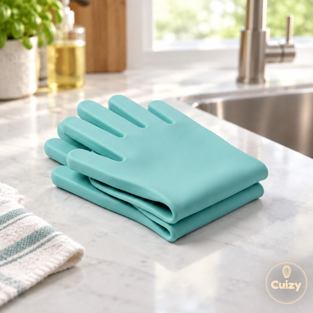 Gants de ménage en silicone réutilisables Cuizy