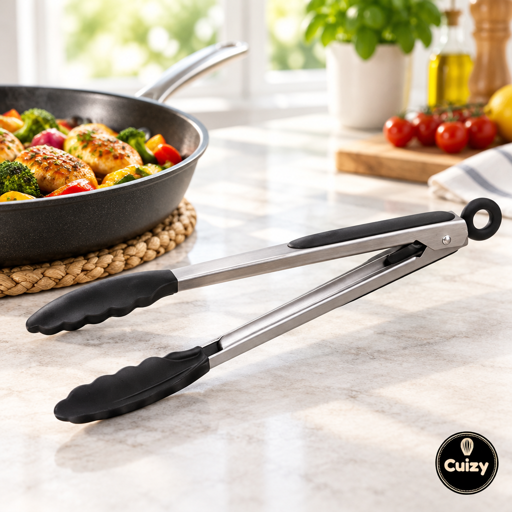 Pince de cuisine antiadhésive en silicone Cuizy