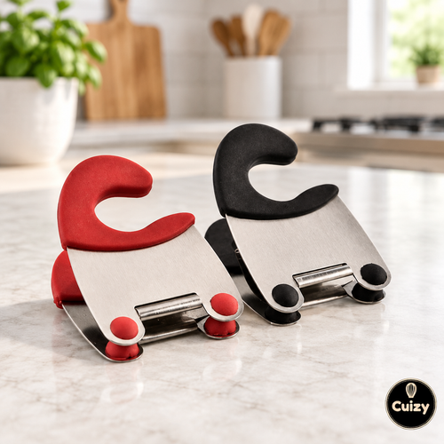 Clip porte-cuillère Cuizy Clip sur plan de travail de cuisine