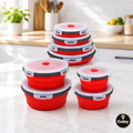 Boîte pliable en silicone Cuizy Flex sur plan de travail