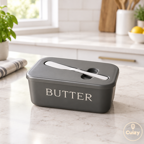 Boîte à beurre avec couvercle et couteau Cuizy Spread