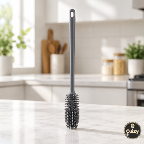 Brosse à bouteille en silicone à long manche Cuizy