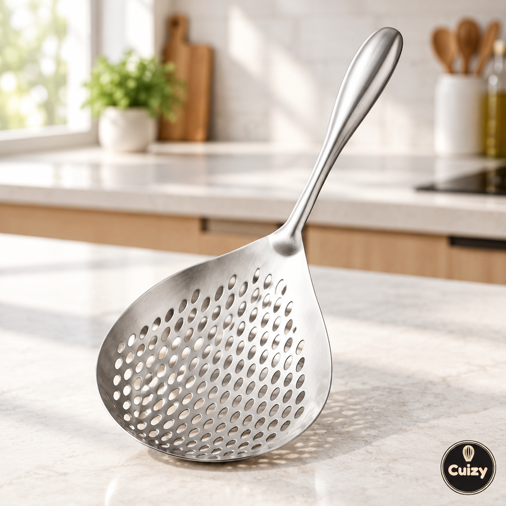 Écumoire large en inox Cuizy Skim