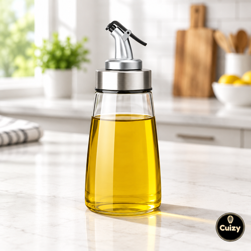 Bouteille en verre huile et vinaigre avec bec verseur Cuizy Oil