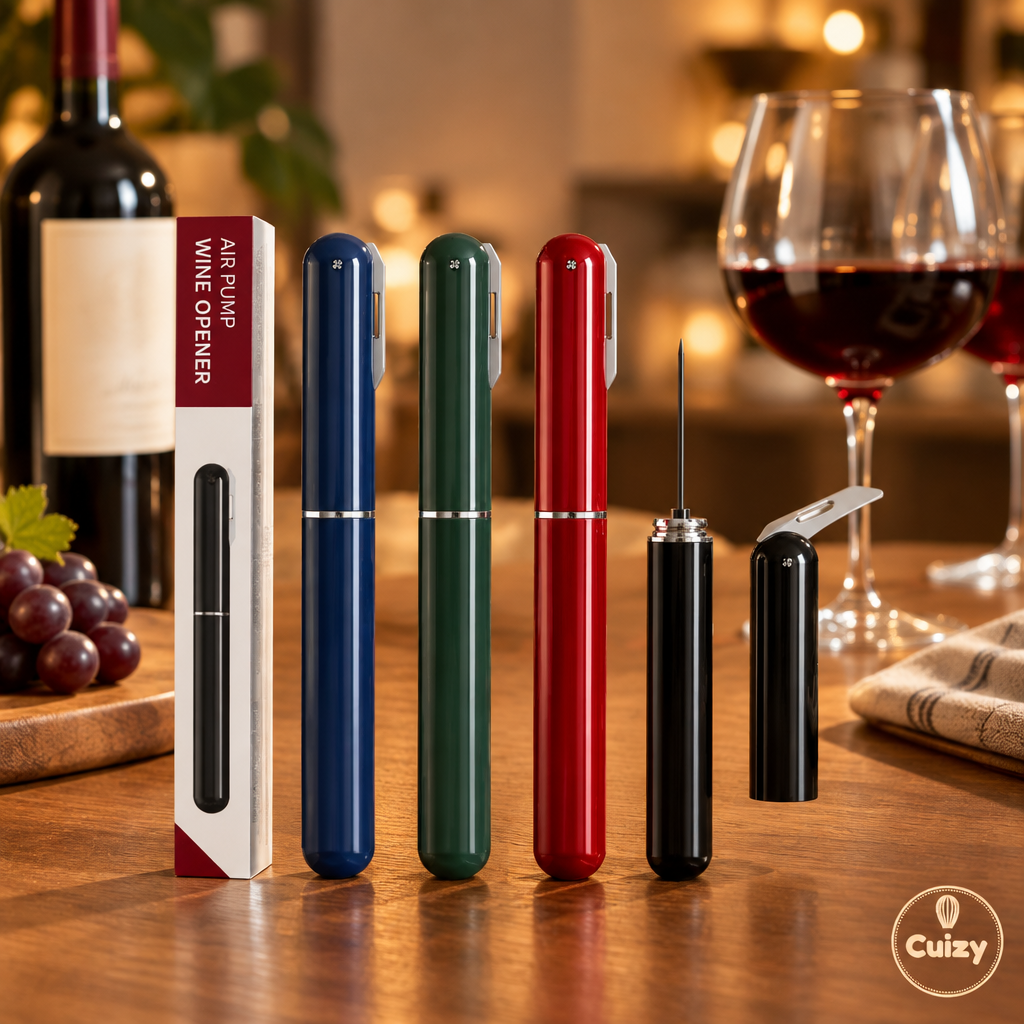 Ouvre-bouteille posé sur une table avec verres de vin