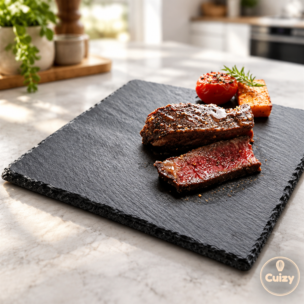Plateau de service en ardoise naturelle Cuizy Slate