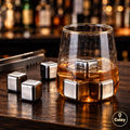 Pierres à whisky inox avec pince Cuizy Chill