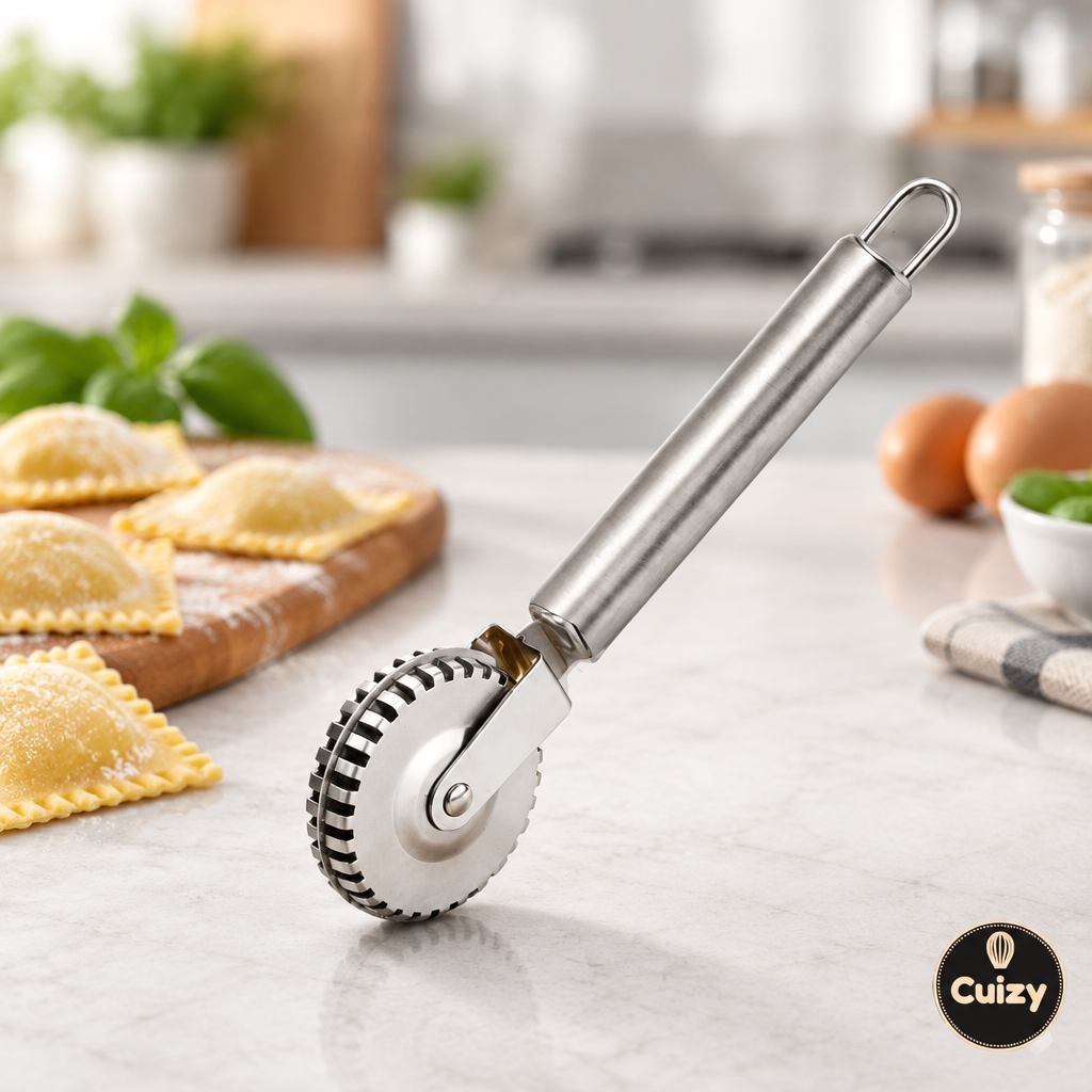 Roulette à raviolis en inox Cuizy Crimp