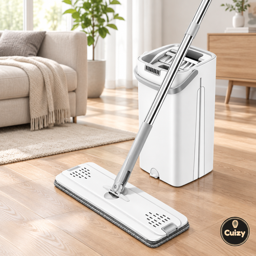 Balai serpillère plat avec seau essoreur Cuizy Sweep