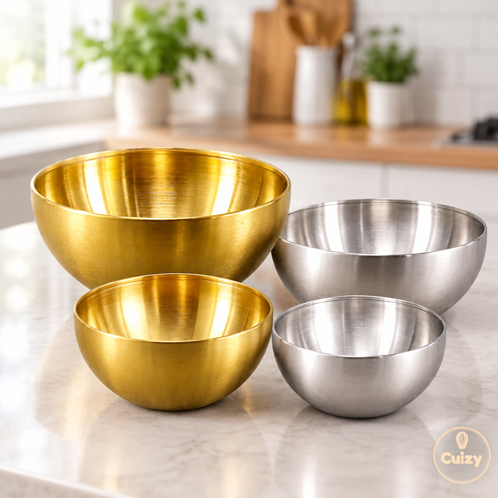 Saladier en inox Cuizy Salad